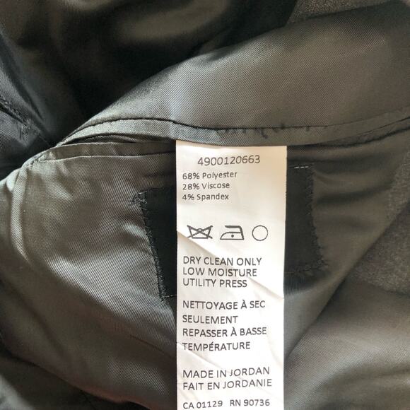 DKNY Men's Modern Fit High Performance Suit Separates Gray Size 43R NWT - Picture 7 of 10